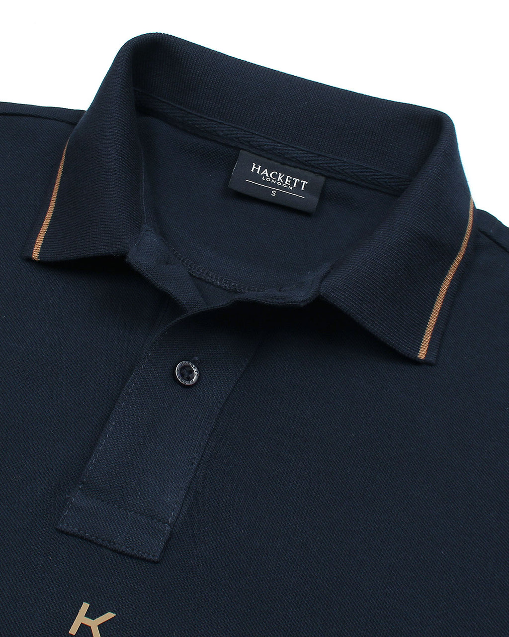 Premium HKT Men Tipped Polo Shirt - Navy Blue