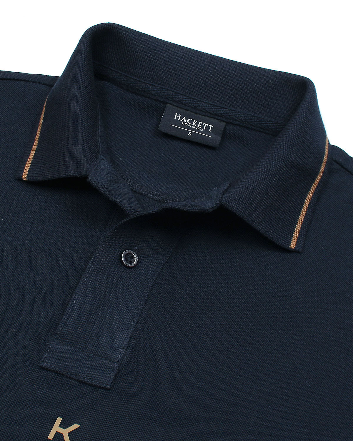 Premium HKT Men Tipped Polo Shirt - Navy Blue