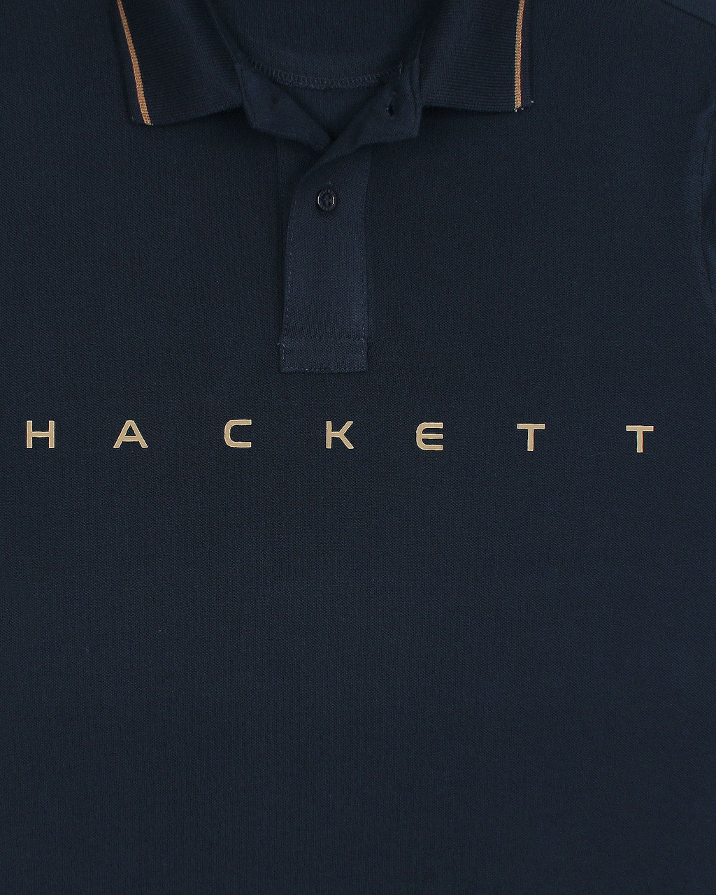 Premium HKT Men Tipped Polo Shirt - Navy Blue