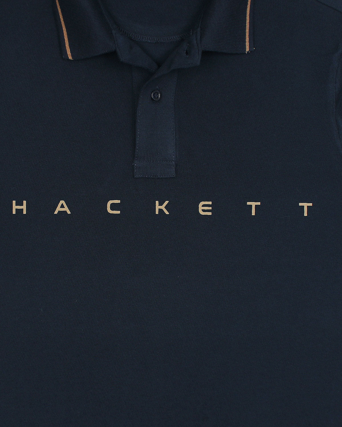 Premium HKT Men Tipped Polo Shirt - Navy Blue