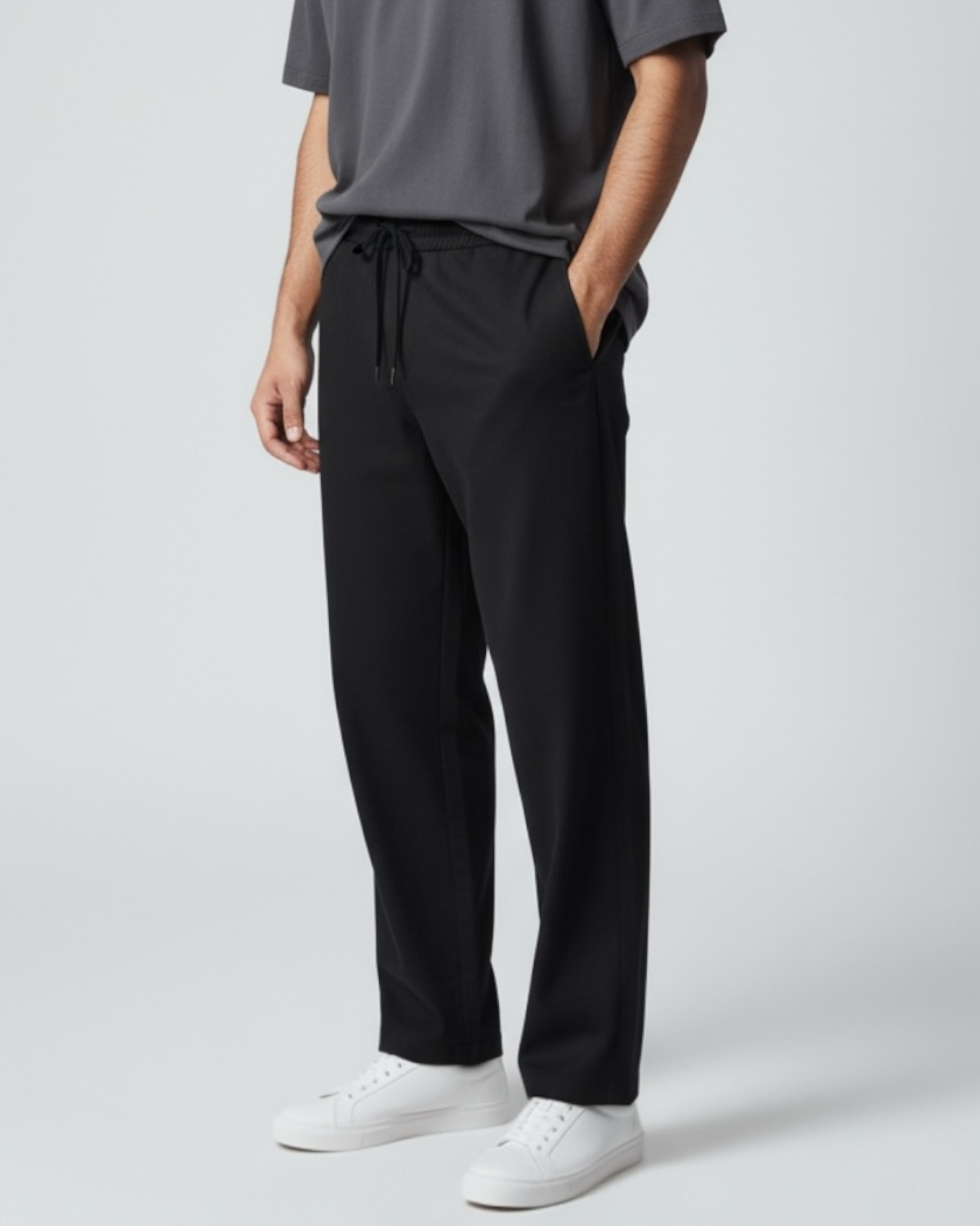 Men's Cotton Everyday Trouser - Black