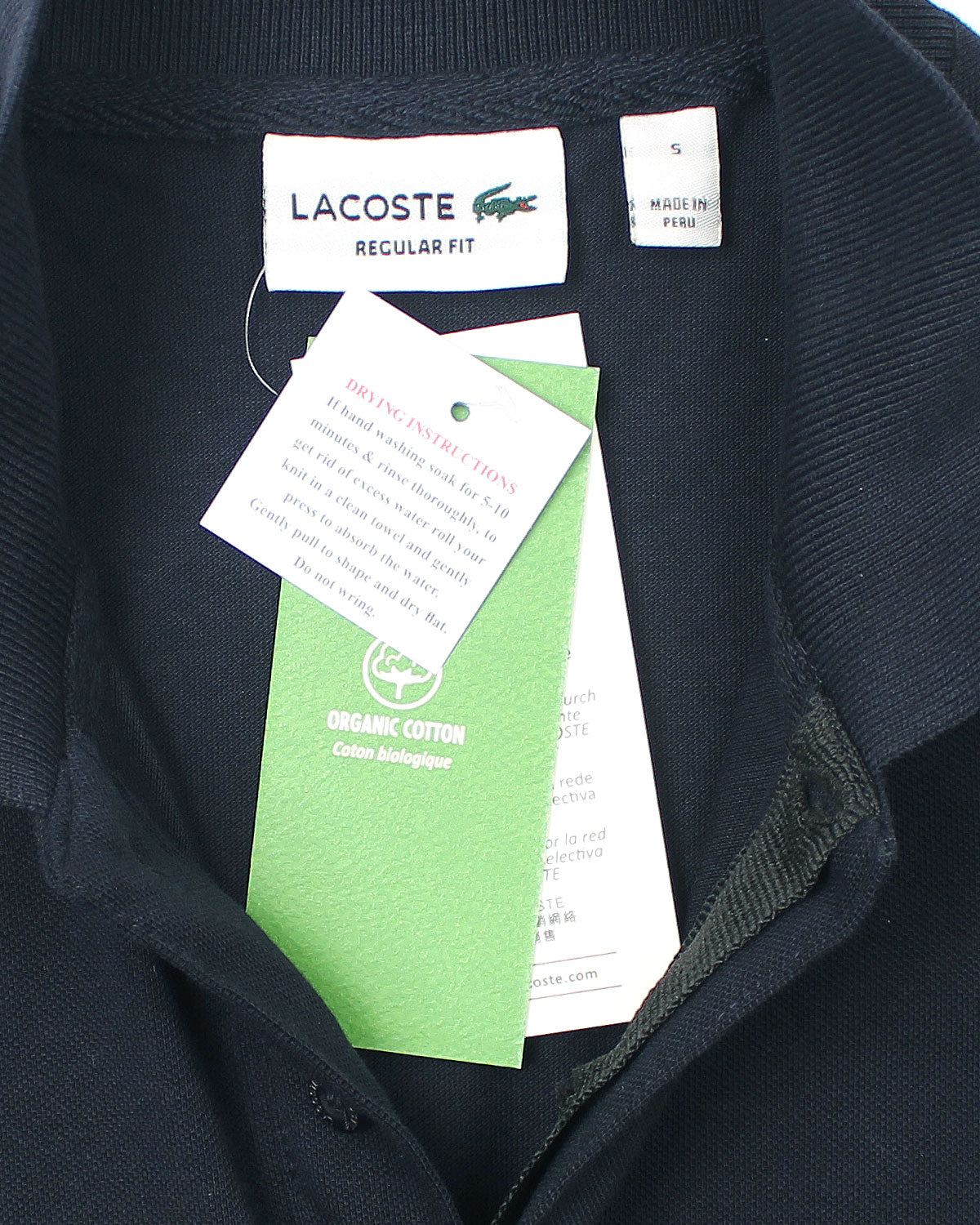 Premium Men's Lac. Classic Polo Shirt - Navy Blue