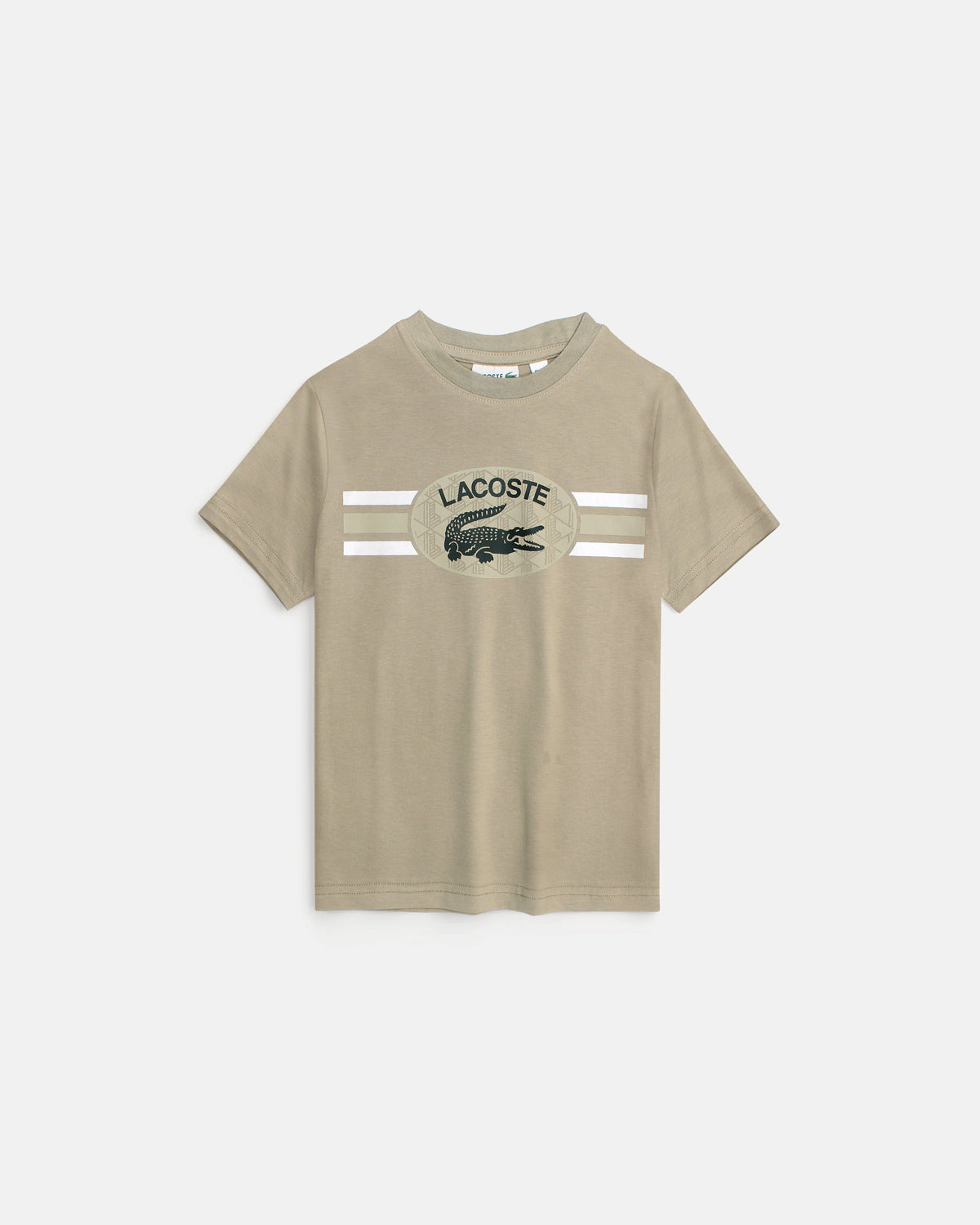 Kids Lac. Graphic T Shirt - Beige