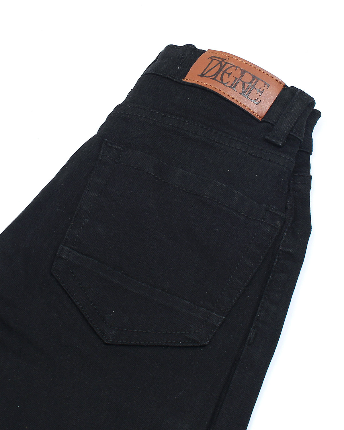 Premium Kids Denim Pants - Black