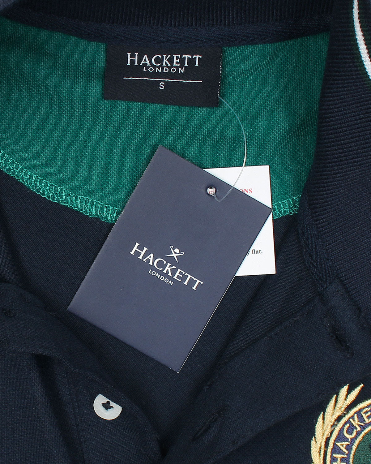 Exclusive HKT Men Designer Polo - Navy Blue