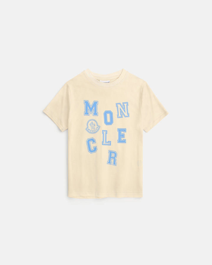 Kids Mon. Digit T Shirt - Off White