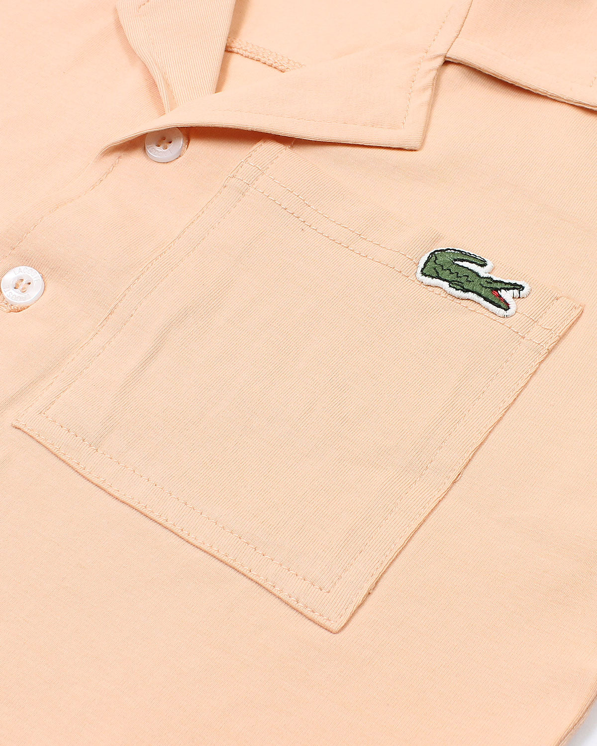Kids Notch Lapel Tracksuit Set - Peach