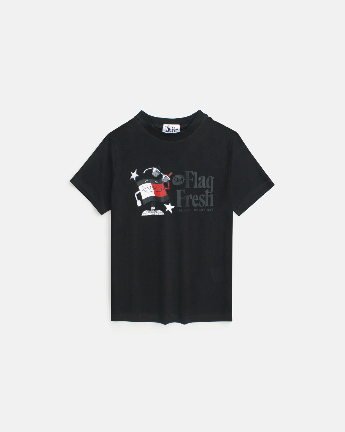 Kids Flag Fresh T Shirt - Black