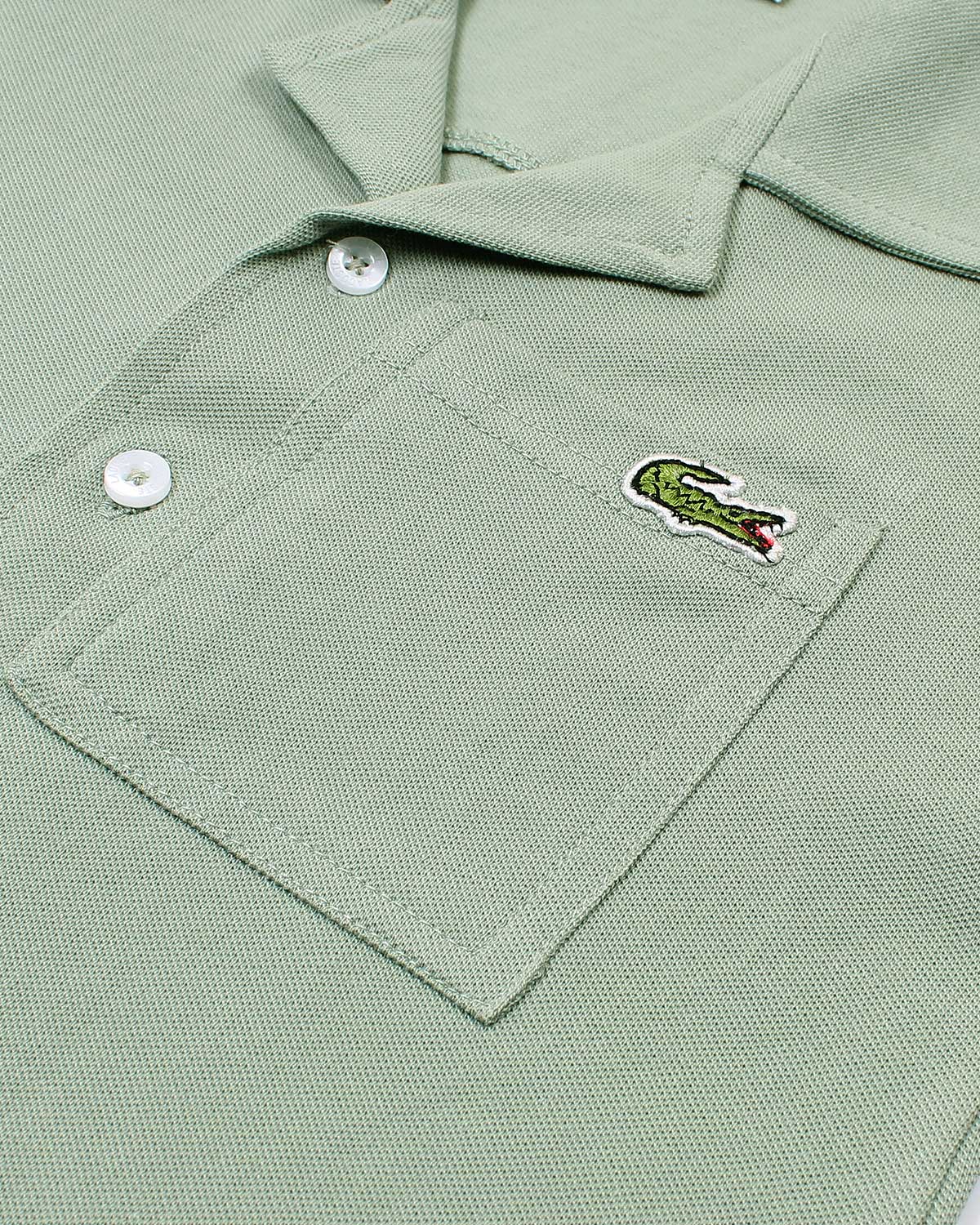 Kids Notch Lapel Pique Tracksuit - C Green
