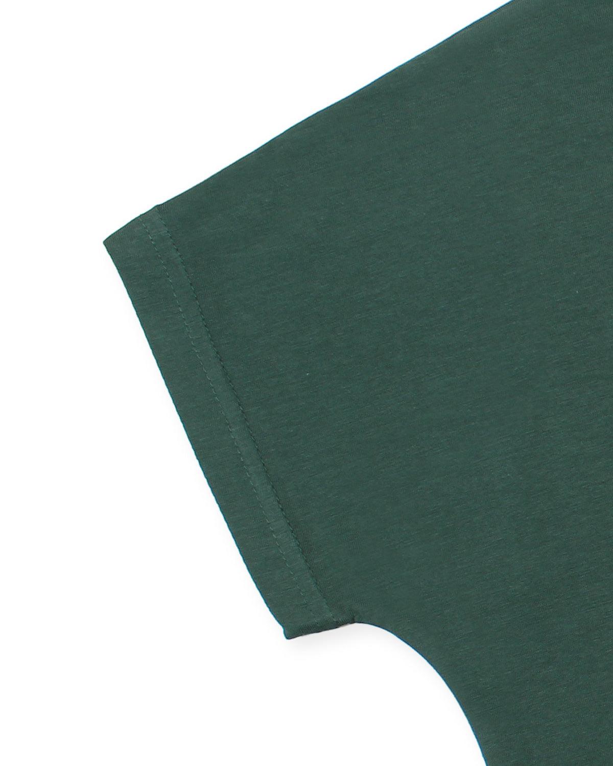 Baby Girls Cropped Flowered T Shirt - Green