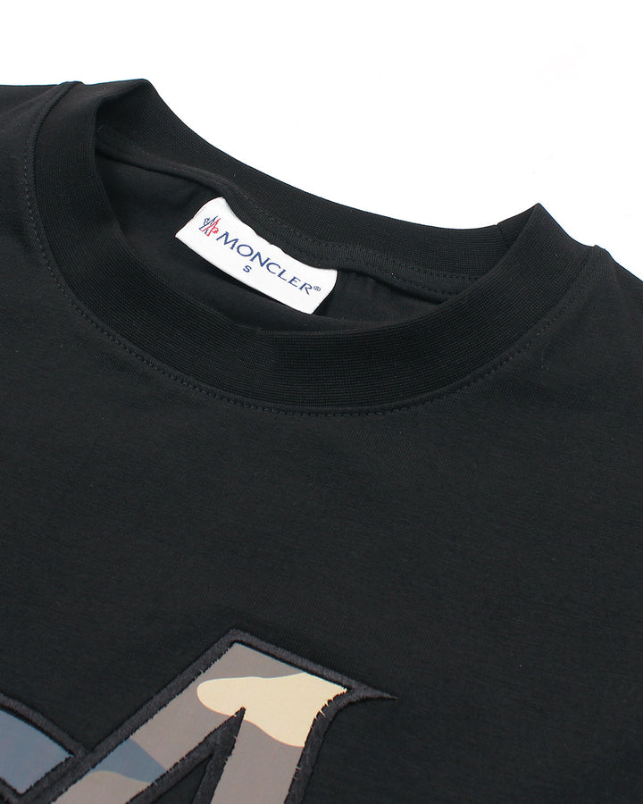 Men's Mon. Camouflaged T Shirt - Black