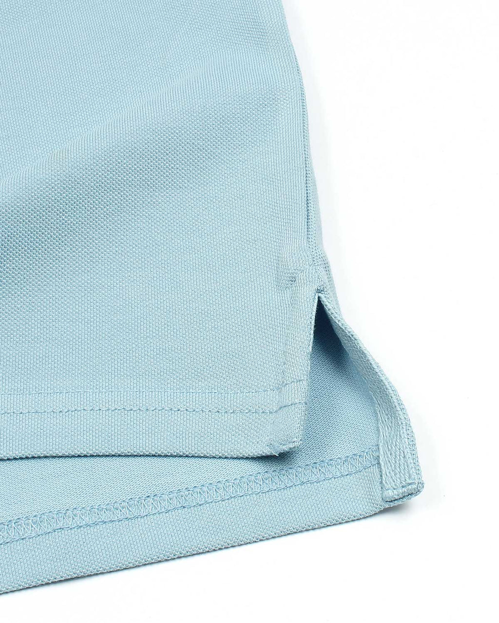 Premium Mesh L/C Men Polo Shirt - Sky Blue