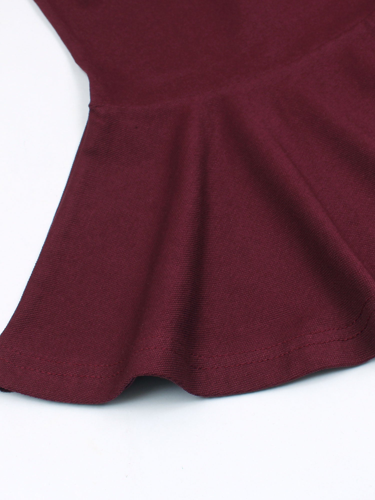 Premium Baby Girl R-L Polo Dress - Maroon