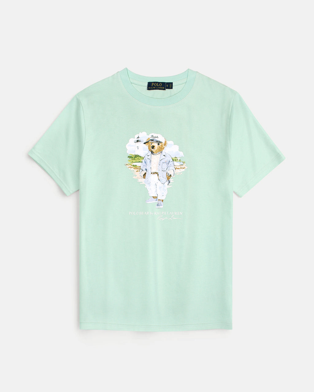 Exclusive R/L Men Bear Tee - C Green