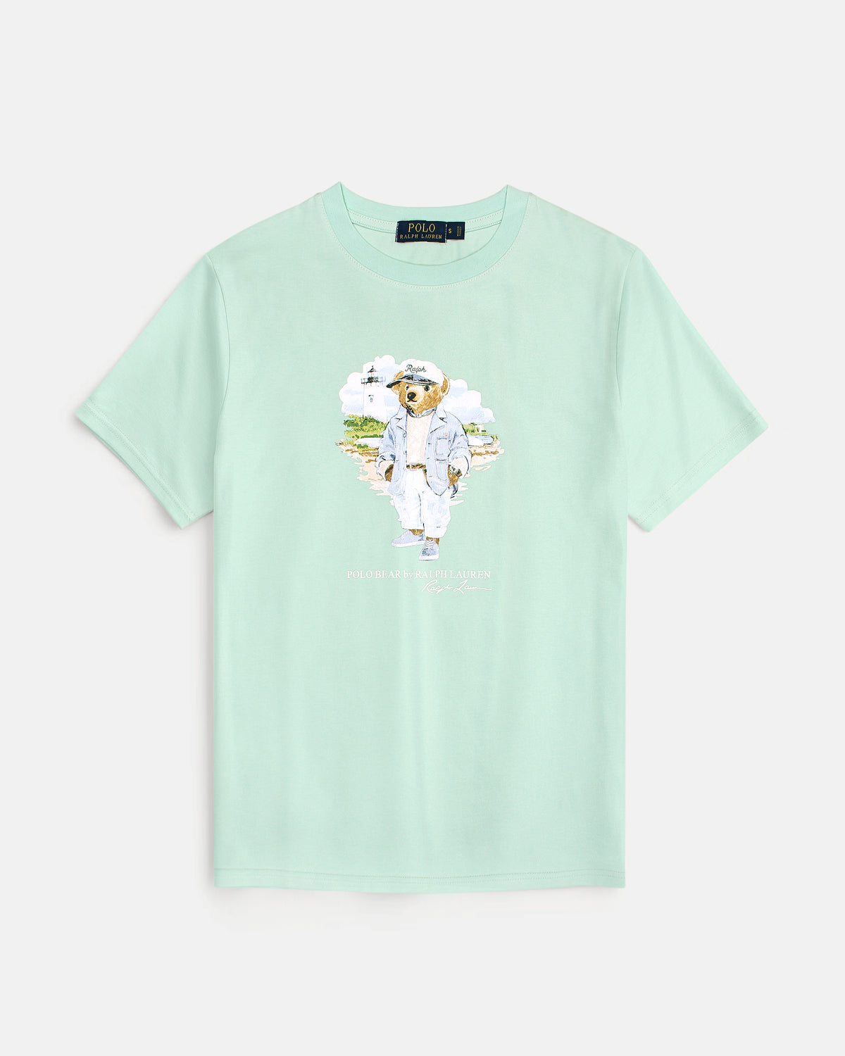 Exclusive R/L Men Bear Tee - C Green