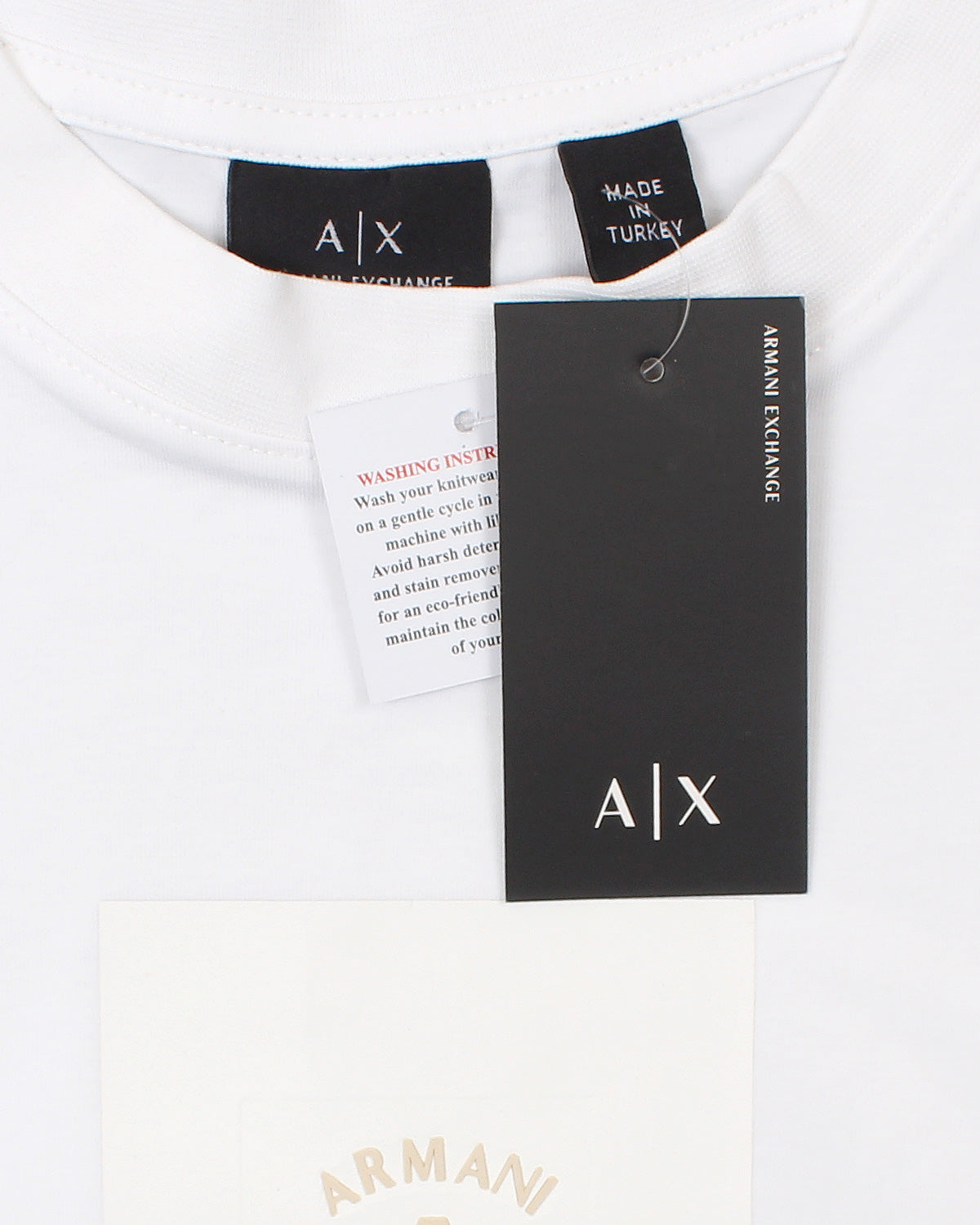 Men's Oversize A-X T Shirt - White