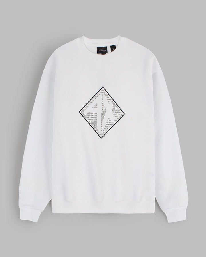 Premium Men's AR Graphic Sweat - White