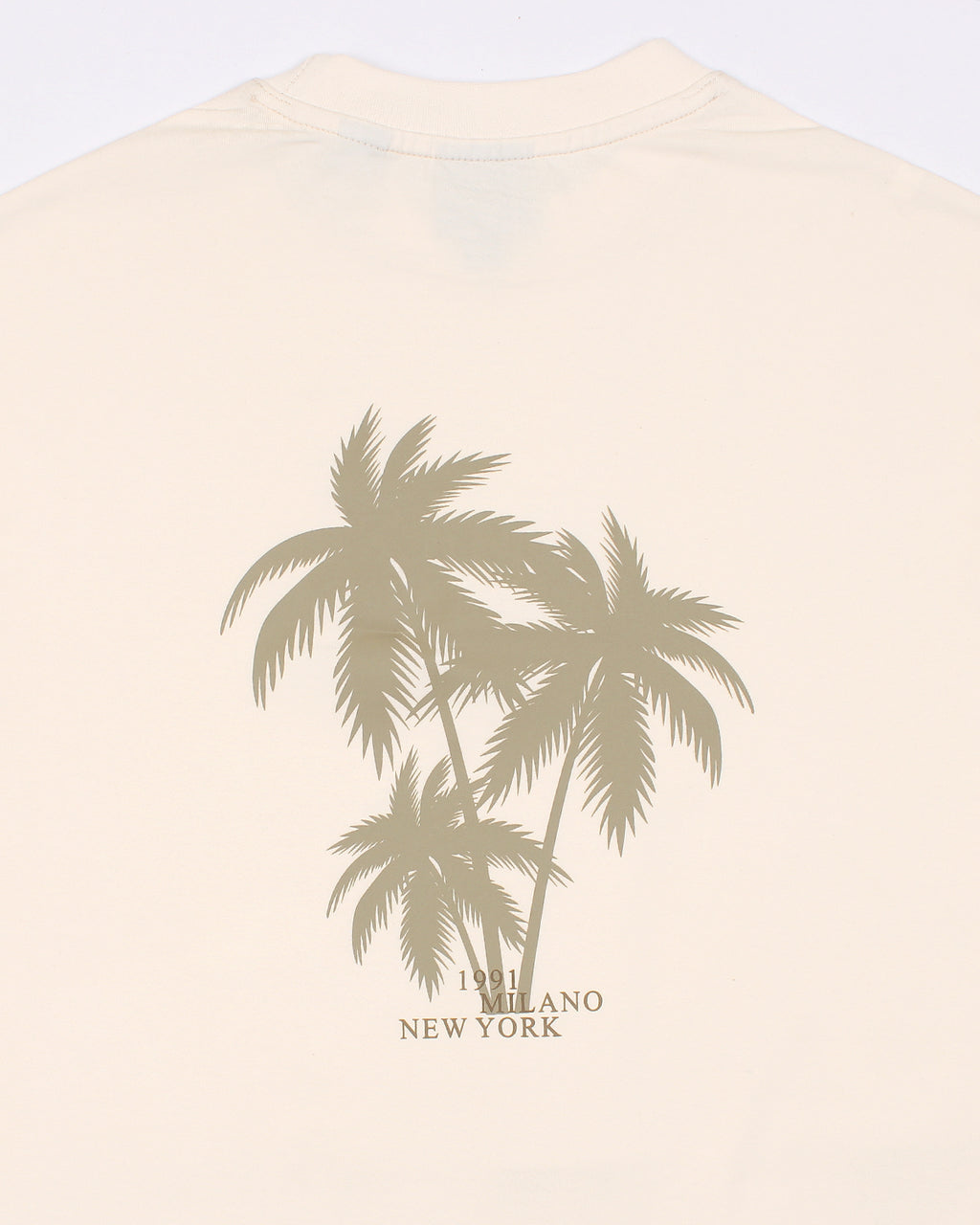 A-X Men's Oversized Logo Embroidered T-Shirt –  Off-White