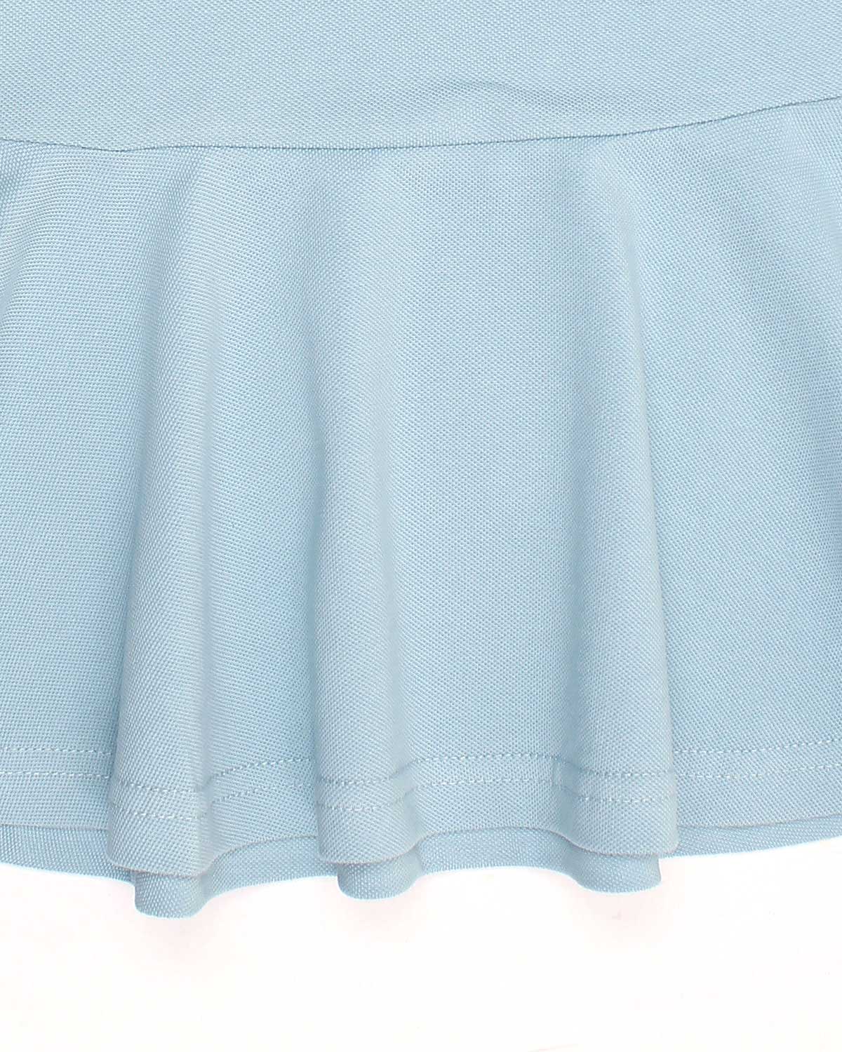 Baby Girl Iconic Polo Dress - Sky Blue
