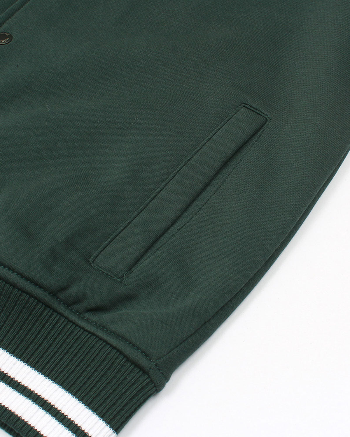 Premium Base Ball R-L Fleece Jacket - Green