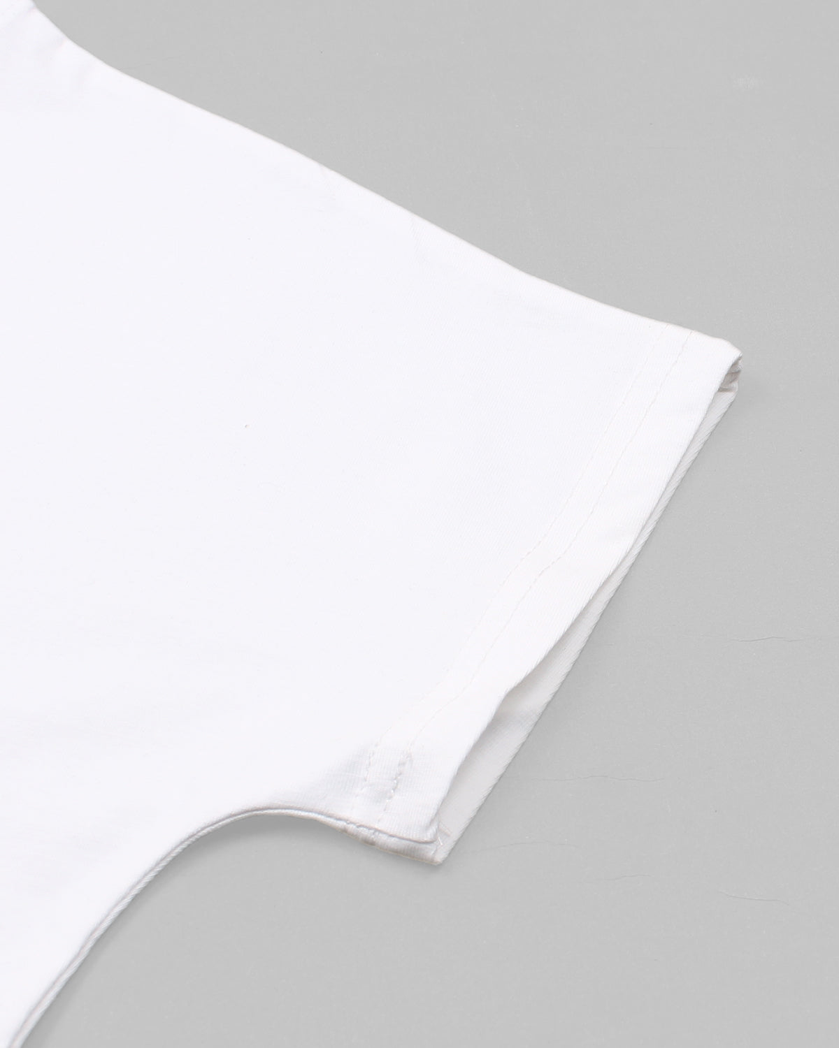 Baby Girls Cropped Tom. T Shirt - White