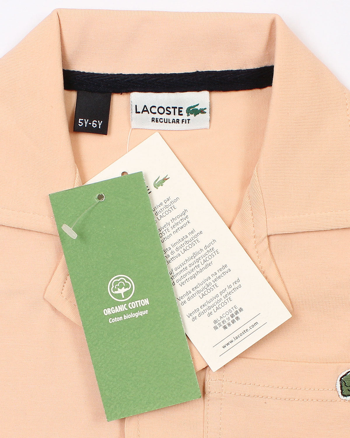 Kids Notch Lapel Tracksuit Set - Peach