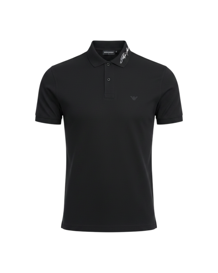 Men's EA. Collar Polo Shirt - Black