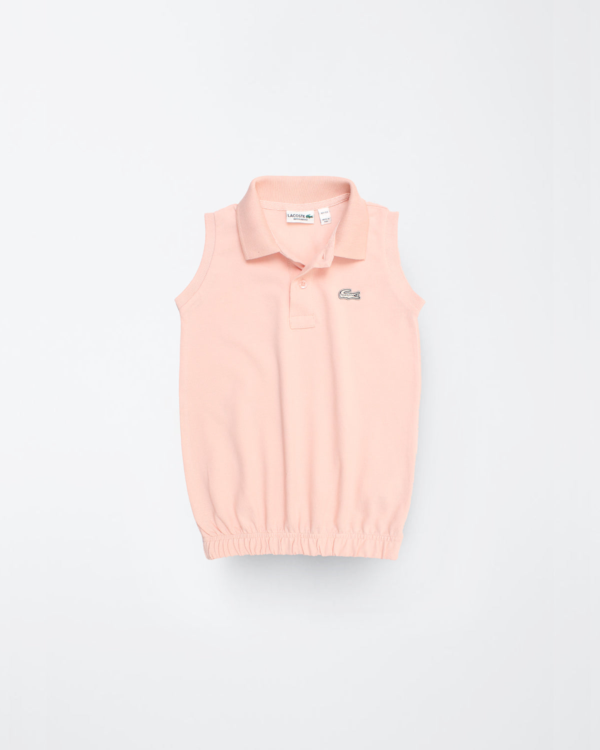 Premium Baby Girl Lac. Polo Shirt - Baby Pink