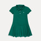 Premium Baby Girl R-L Polo Dress - Green