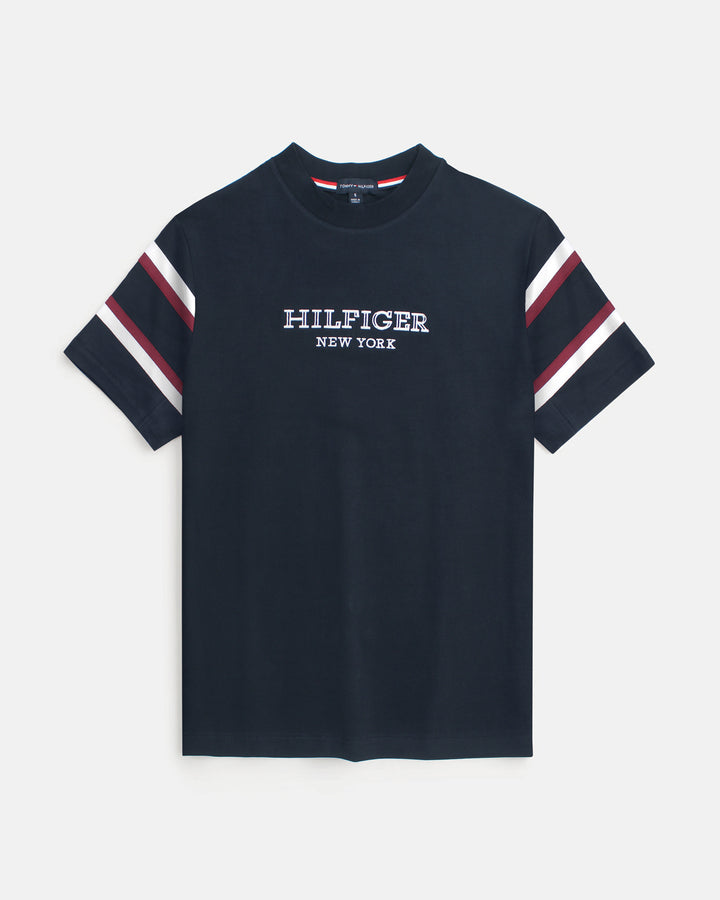 Men's Hil. Oversize NewYork T Shirt - Navy Blue