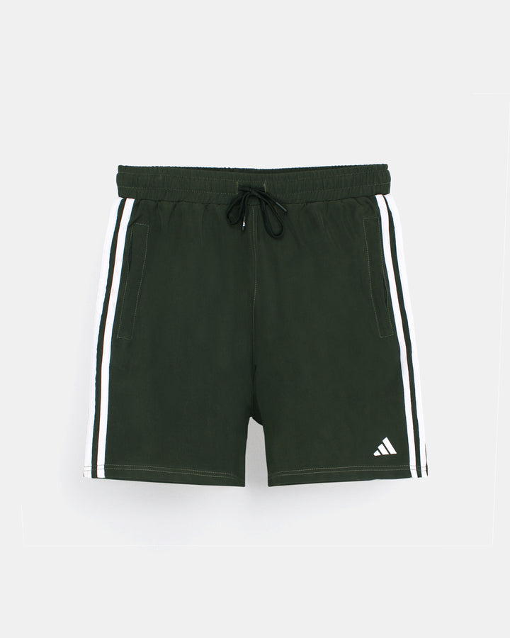 Adi. Men's Sportswear Future Icons 3‑Stripes Short - Green