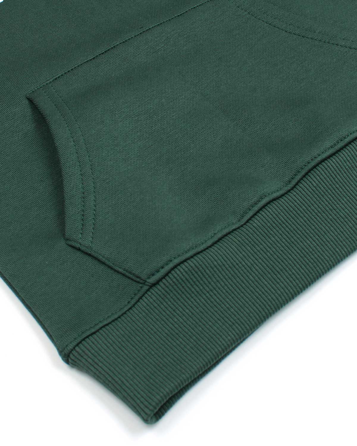 Mon. Kids Logo Hoddie - Forest Green