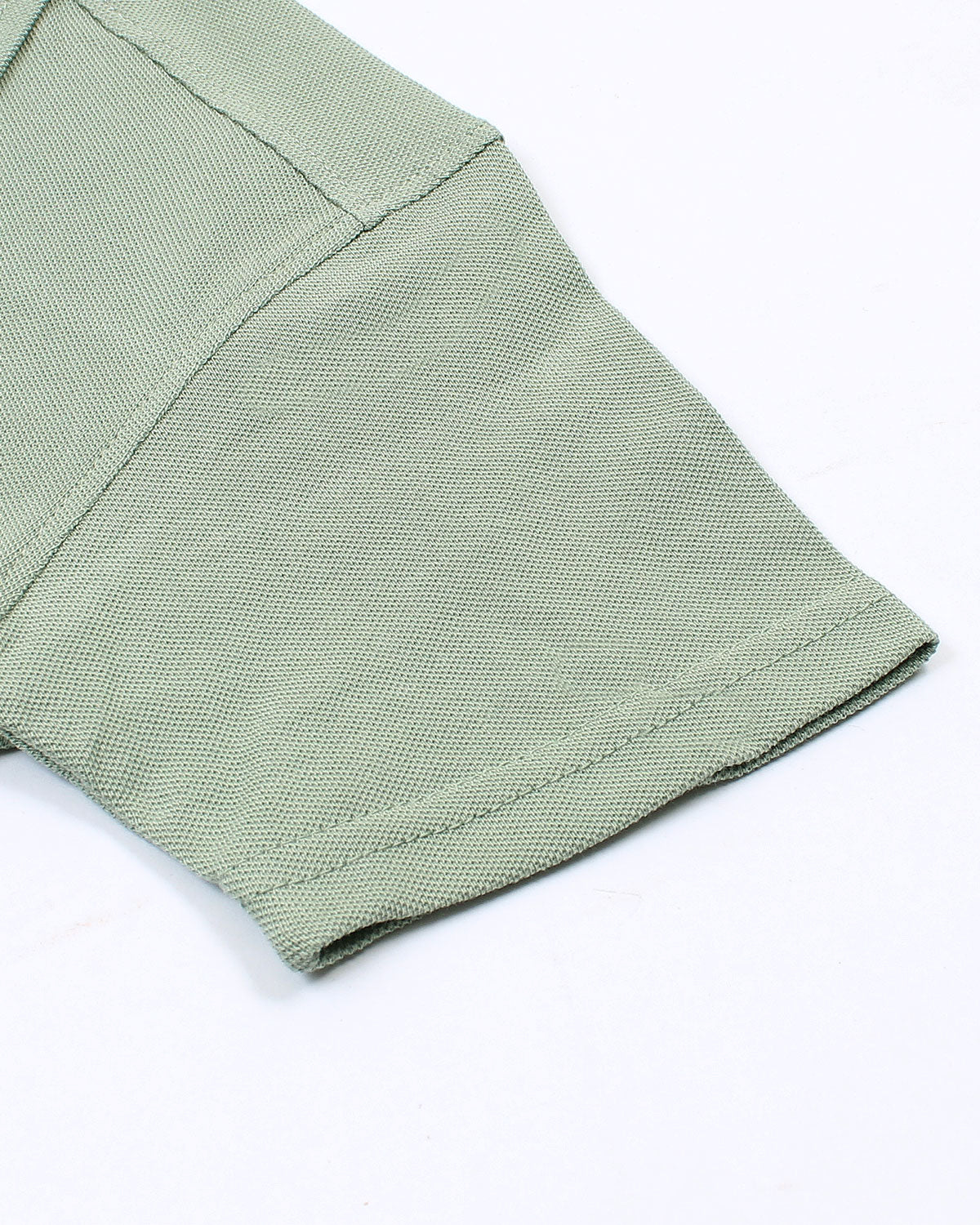 Kids Notch Lapel Pique Tracksuit - C Green
