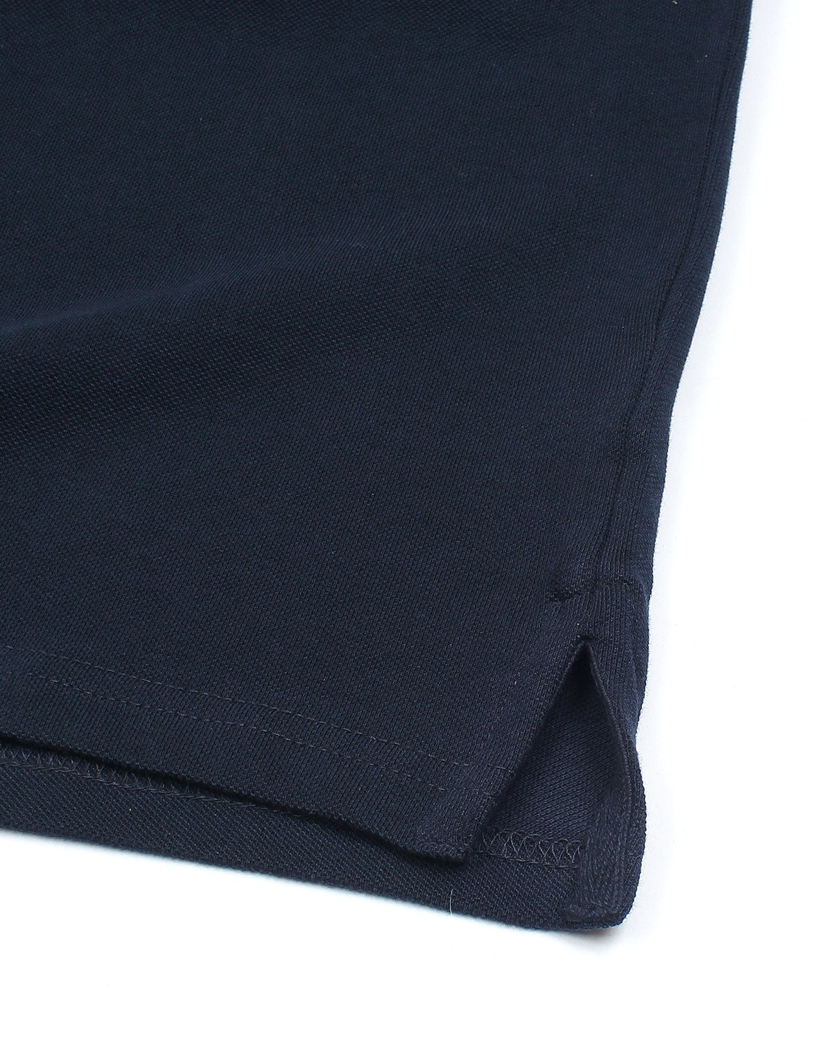 Premium Loc. Stripe Panel Men Polo - Navy Blue