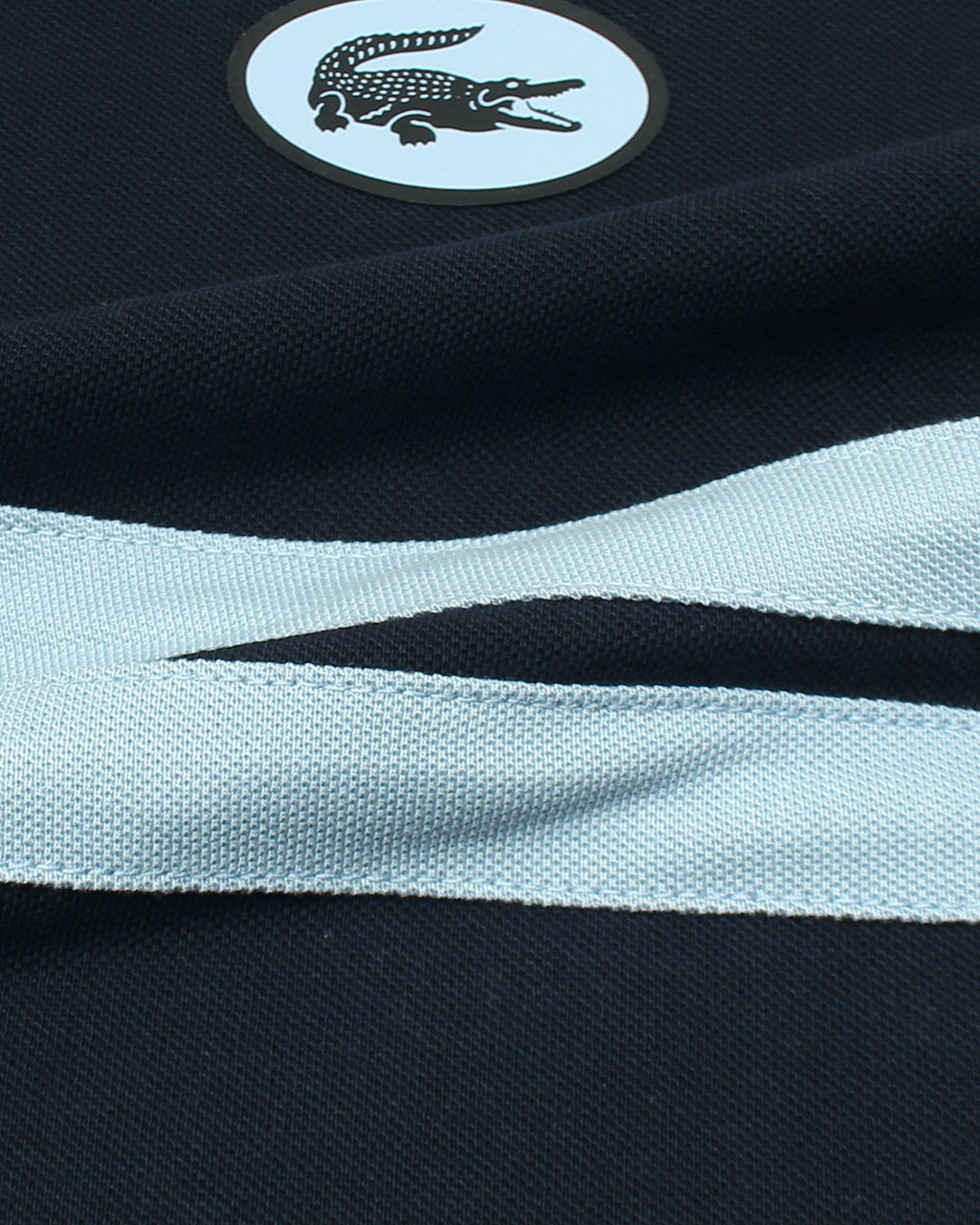 Premium Loc. Stripe Panel Men Polo - Navy Blue