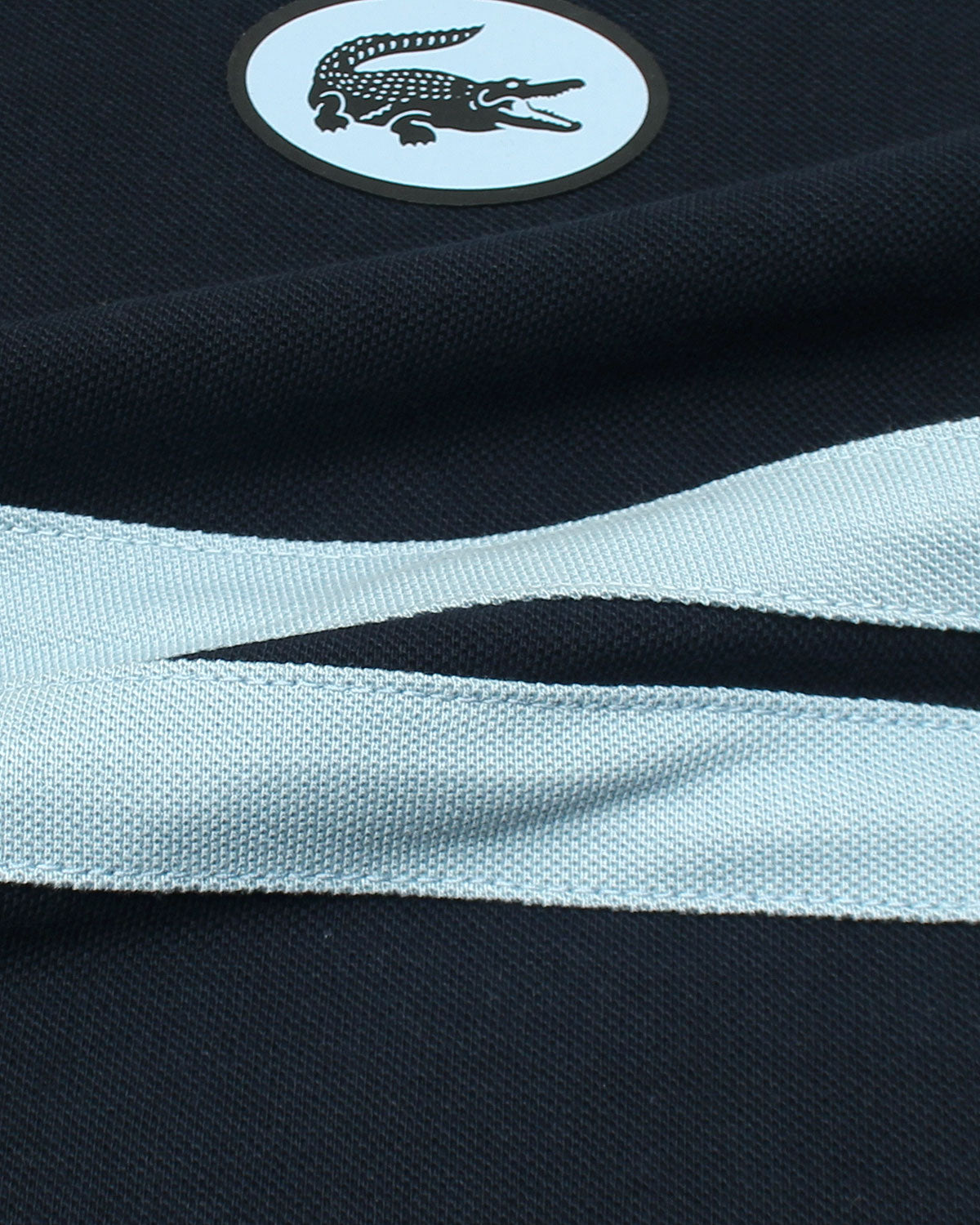 Premium Loc. Stripe Panel Men Polo - Navy Blue