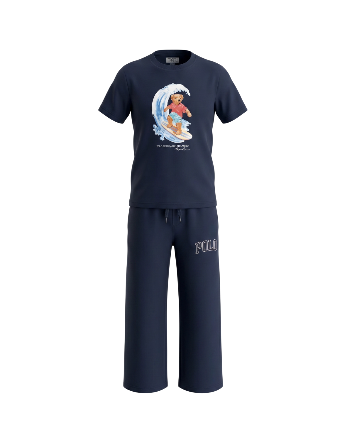Kids Water Bear Tracksuit Set - Navy Blue