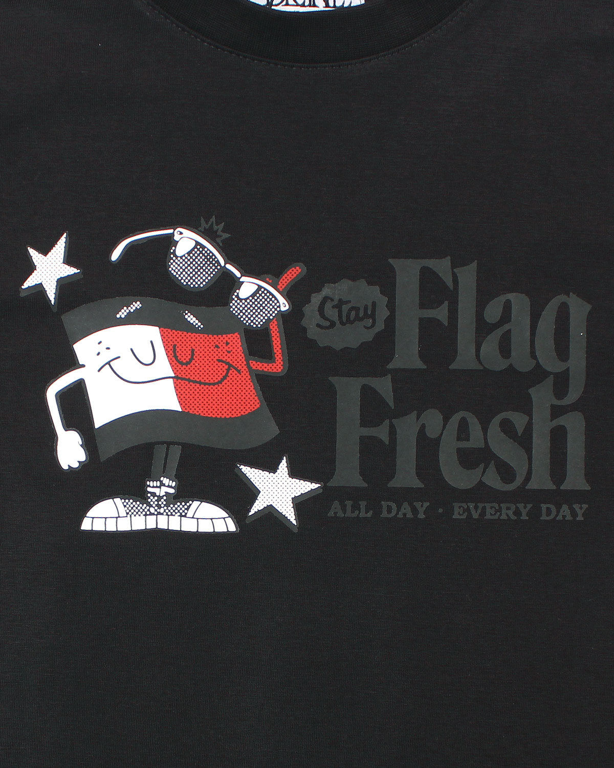 Kids Flag Fresh T Shirt - Black