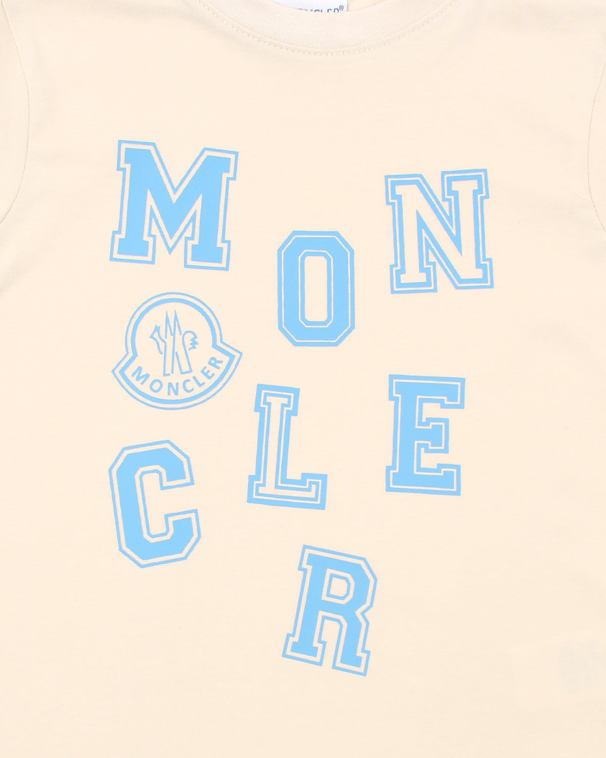 Kids Mon. Digit T Shirt - Off White