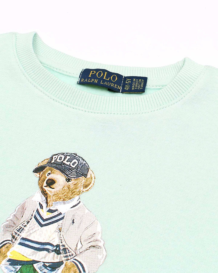 Kids Premium Cool Bear Sweat - Green