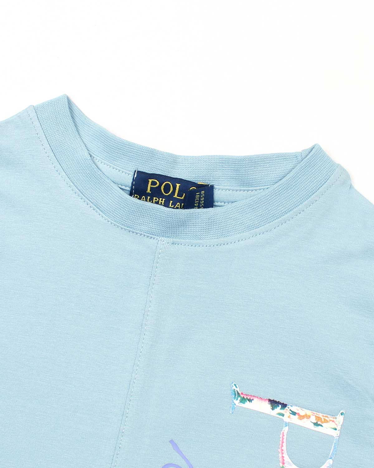 Baby Girls Polo Iconic Tee - Sky Blue