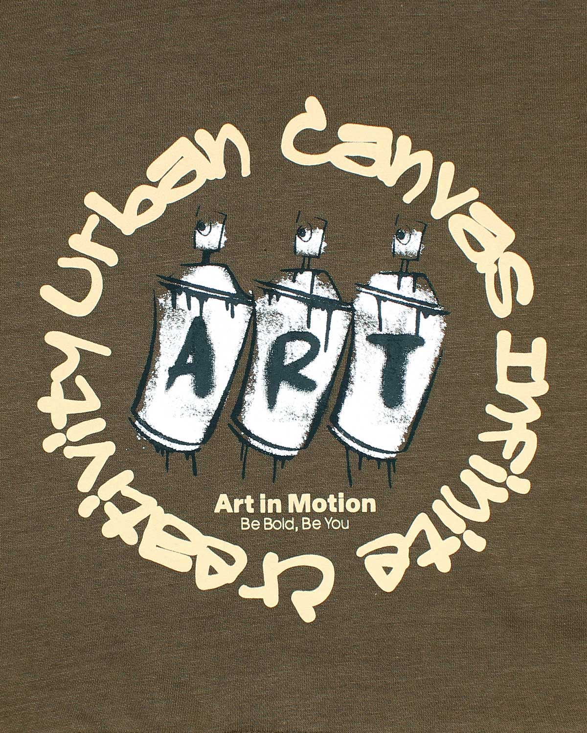 Premium Kids Graphic Sweatshirt - Brown