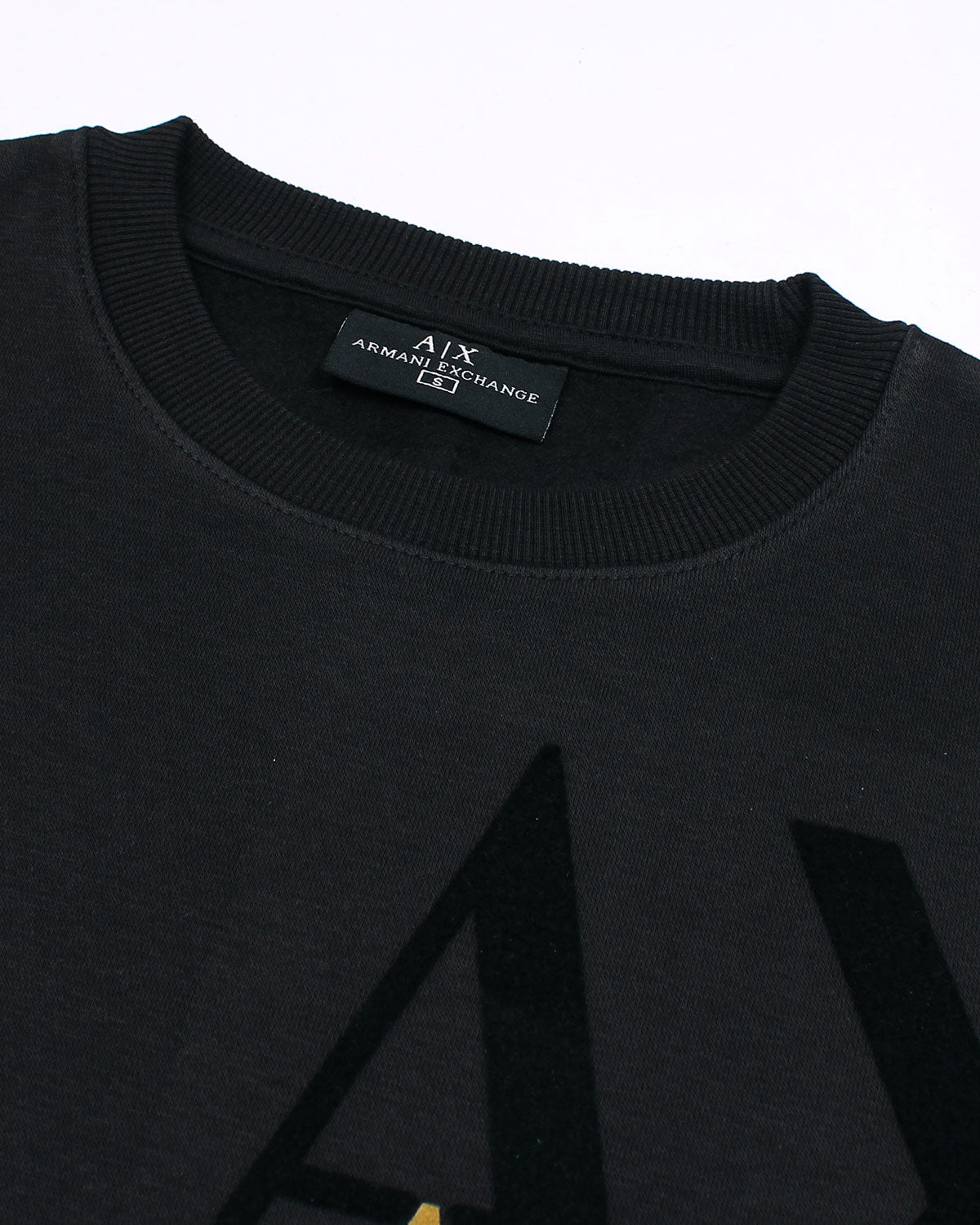 Exclusive A-X Fade Gold Men Sweat - Navy Blue