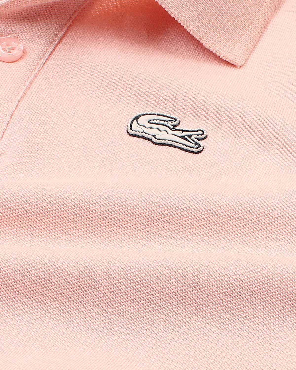 Premium Baby Girl Lac. Polo Shirt - Baby Pink