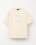 A-X Men's Oversized Logo Patch T-Shirt – Off White