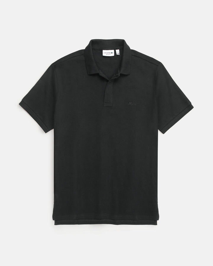 Premium Men's Lac. Classic Polo Shirt - Black