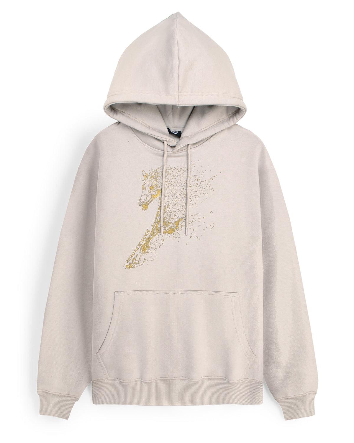 Men's Relax Fit A-X Hoddie - Off White