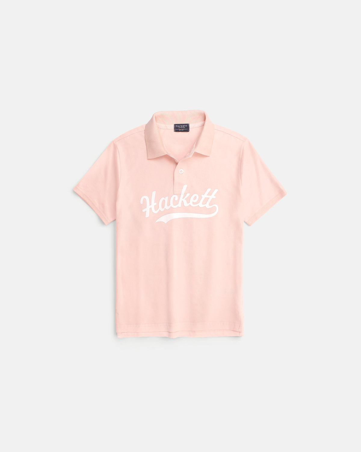 Kids Iconic HKT Logo Polo Shirt - Pink