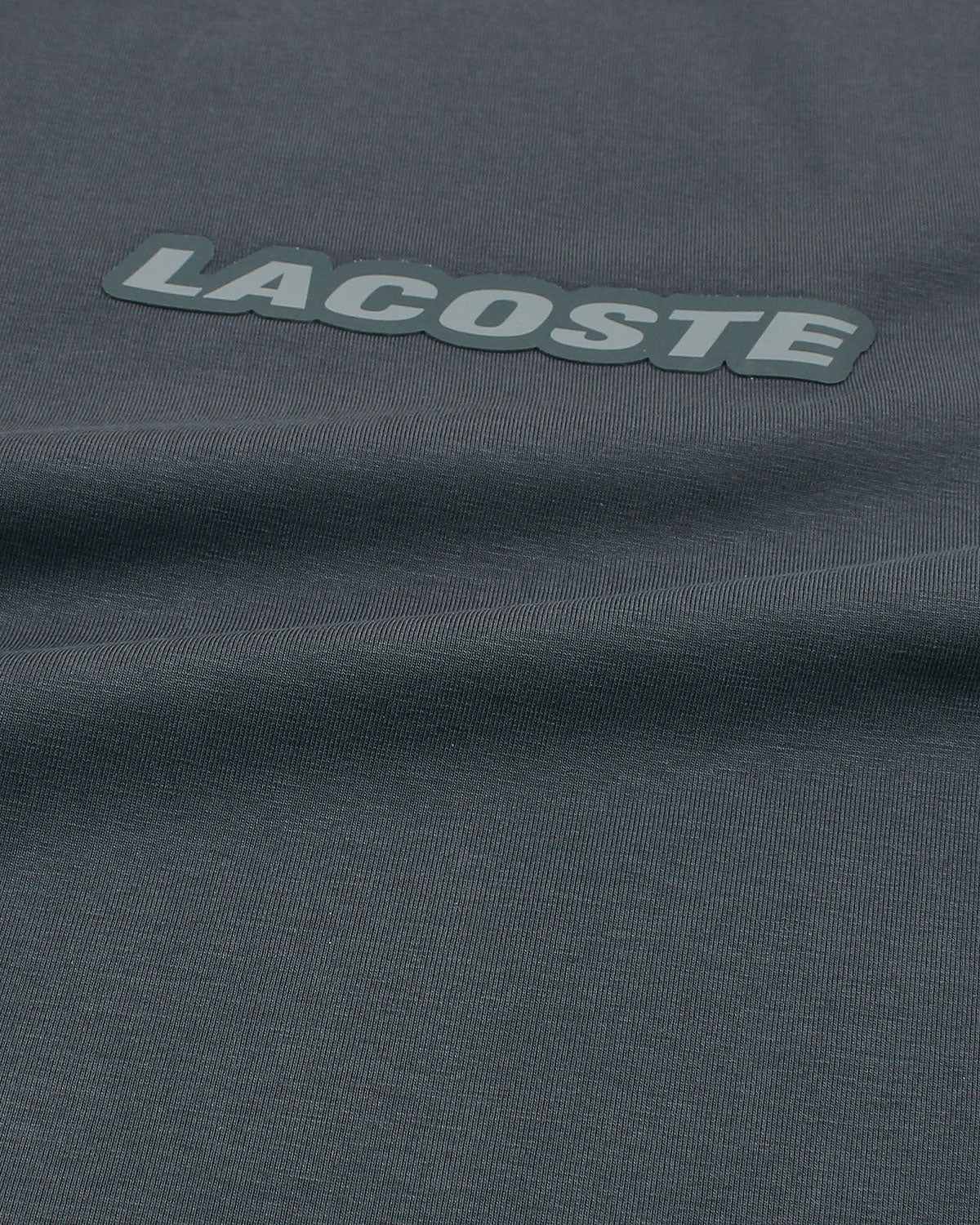 Men's Oversized Basic Lac. T Shirt - Grey