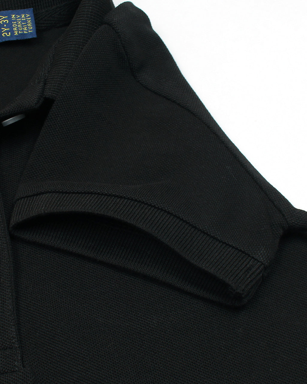 Premium Baby Girl R-L Polo Dress - Black